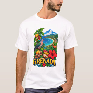 Grenada Héritage T-Shirt des Caraïbes