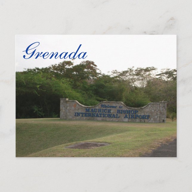 Grenade Carte postale Maurice Bishop International (Devant)