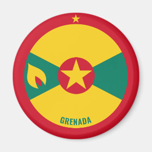 Grenade Drapeau de charme Patriotique Magnet