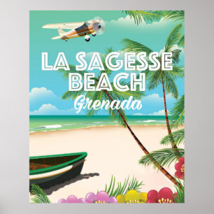 Grenade La Sagesse Affiche de voyage