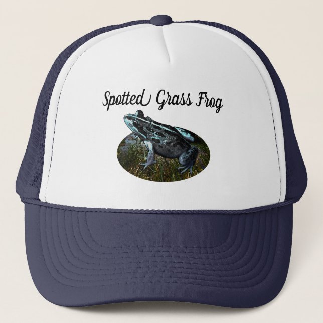 Grenouille à herbe tachetée, Casquette de camionne (Devant)