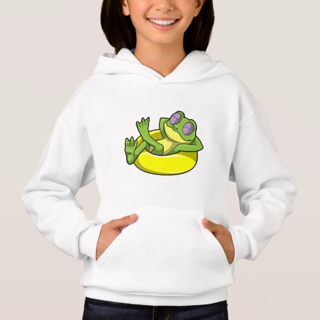 Grenouille à la natation avec anneau de natation (Devant)