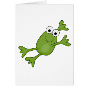 grenouille à sauts heureux
