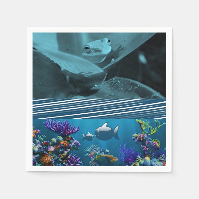 Grenouille à serviettes en papier (Devant)