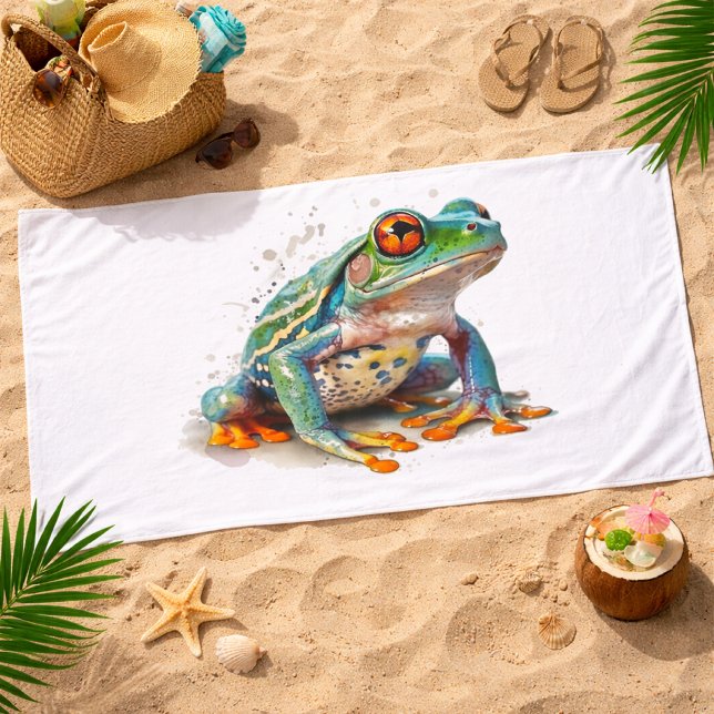 Grenouille aquarelle aux tons de joaillerie  (Créateur téléchargé)