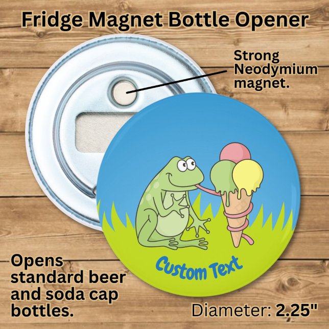 Grenouille avec ouvre-bouteille de glace (Créateur téléchargé)