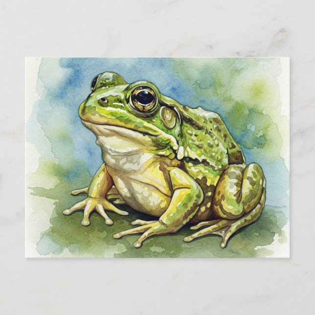 Grenouille dans la carte postale Sunlight pour le  (Devant)