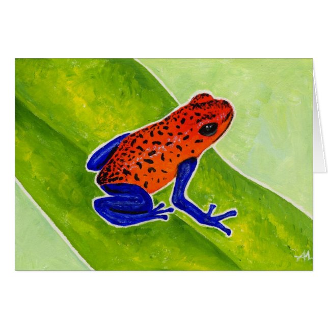 Grenouille de dard de poison de fraise (Devant horizontal)