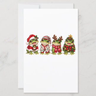Grenouille de Noël Amis de Fêtes