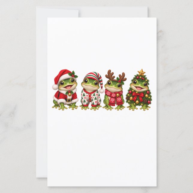 Grenouille de Noël Amis de Fêtes (Devant)