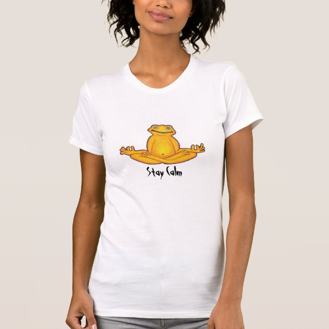 Grenouille de yoga - T-shirt calme de séjour (Devant)