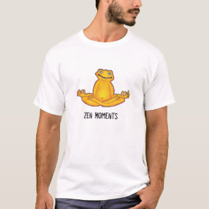 Grenouille de yoga - T-shirt de moments de zen