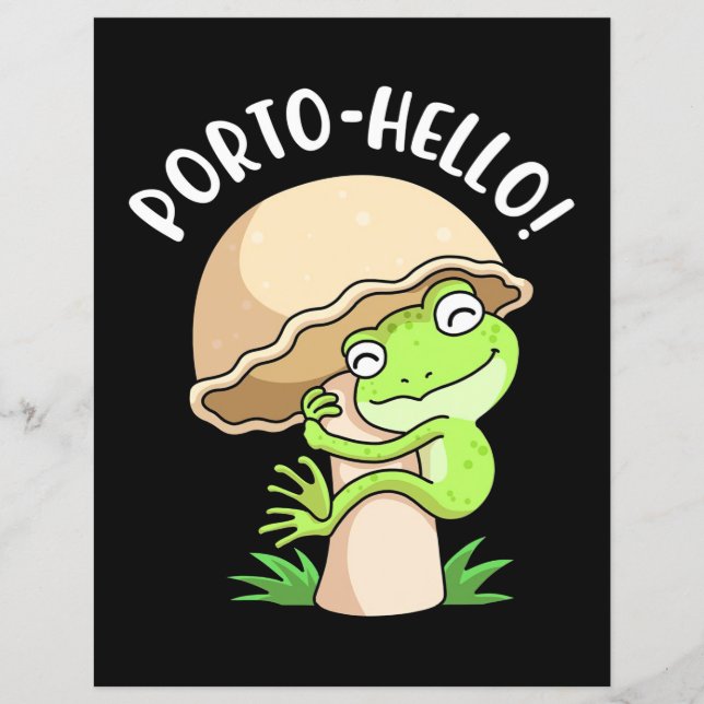 Grenouille Et Champignons (Devant)