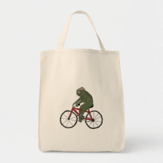 Grenouille gentilhomme sur un Sac fourre-tout à vé