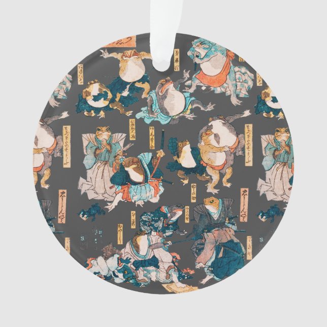 Grenouille japonaise ukiyo-e Froggies (devant)