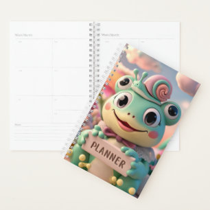 Grenouille Kawaii avec escargot