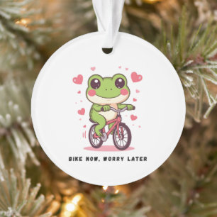 Grenouille Mignonne à Vélo Cadeau Drôle pour les