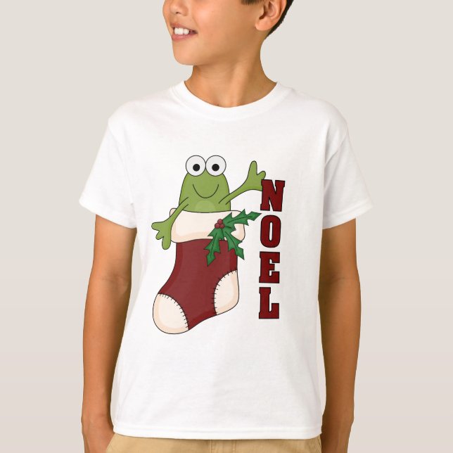 Grenouille Noel Tshirts et cadeaux de vacances (Devant)