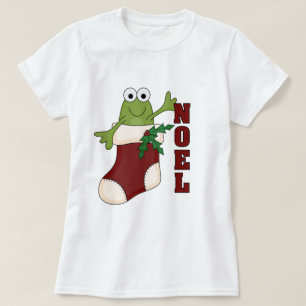 Grenouille Noel Tshirts et cadeaux de vacances