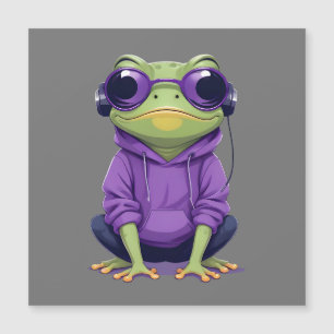 Grenouille portant Sweat - shirt à capuche drôle C