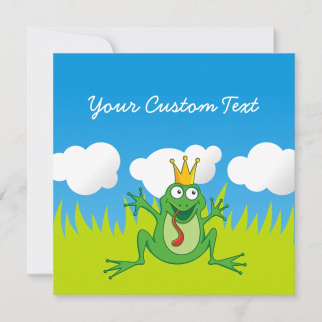 Grenouille Prince 5,25 po x 5,25 po (Devant)