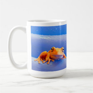 Grenouille sur la Mug Floatie