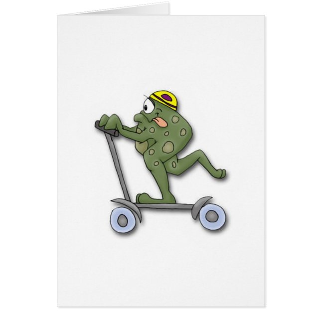 Grenouille sur le scooter (Devant)