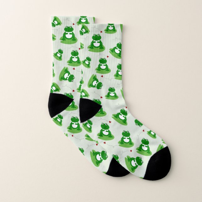 Grenouille Sur Lily Pad Avec Motif Ladybug (Paire)