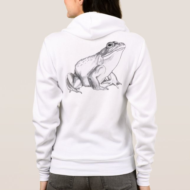 Grenouille Sweat - shirt à capuche grenouille Art  (Dos)