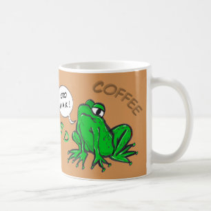 Grenouille verte Cartoon Café Time Café Mug