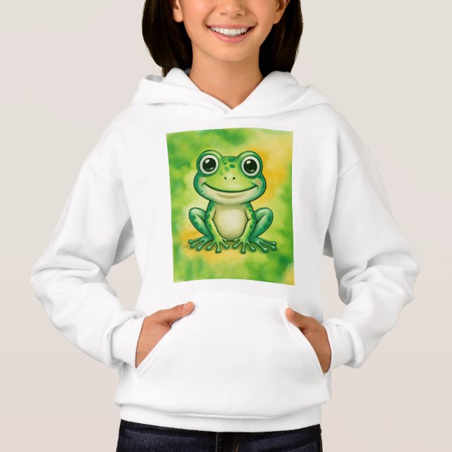 Grenouille verte mignonne (Devant)