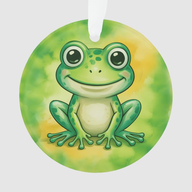 Grenouille verte mignonne (devant)