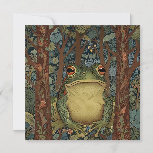 grenouille vintage de la forêt de boho (Devant)