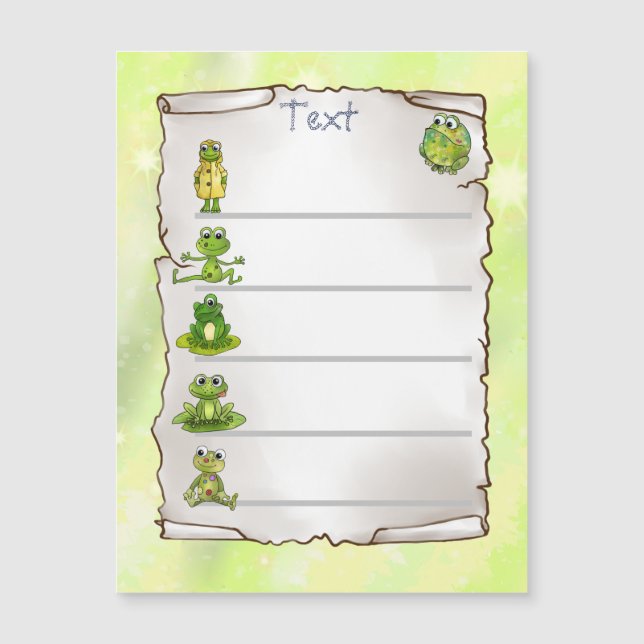 Grenouilles (Devant)