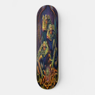 Grenouilles Artistiques de Skateboard Girly