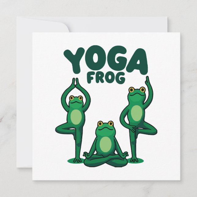 Grenouilles de yoga (Devant)
