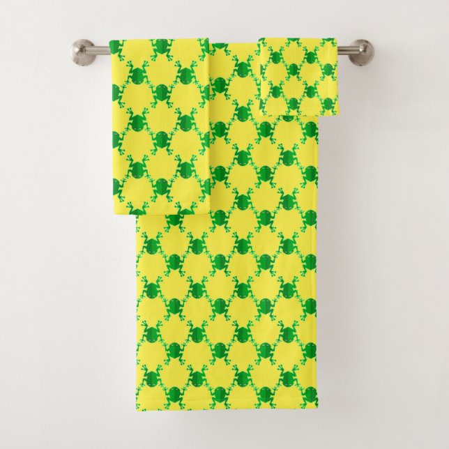 Grenouilles mignonnes de bande dessinée (En situation)