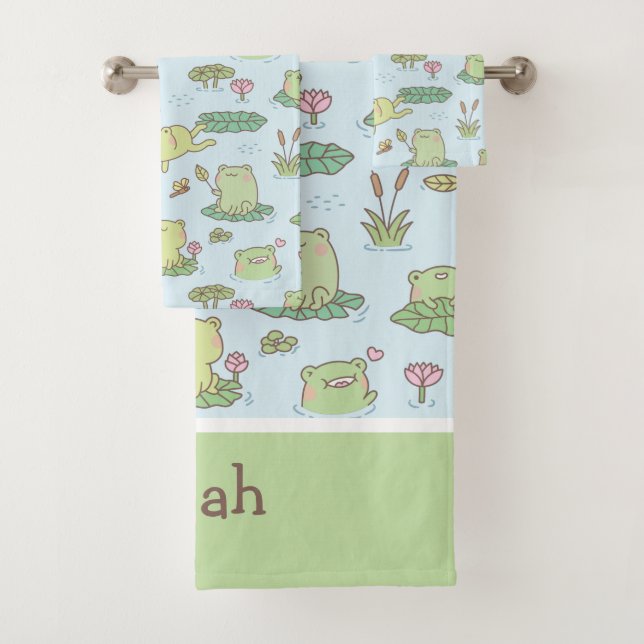 Grenouilles Mignonnes Libellules Motif Enfants Per (En situation)