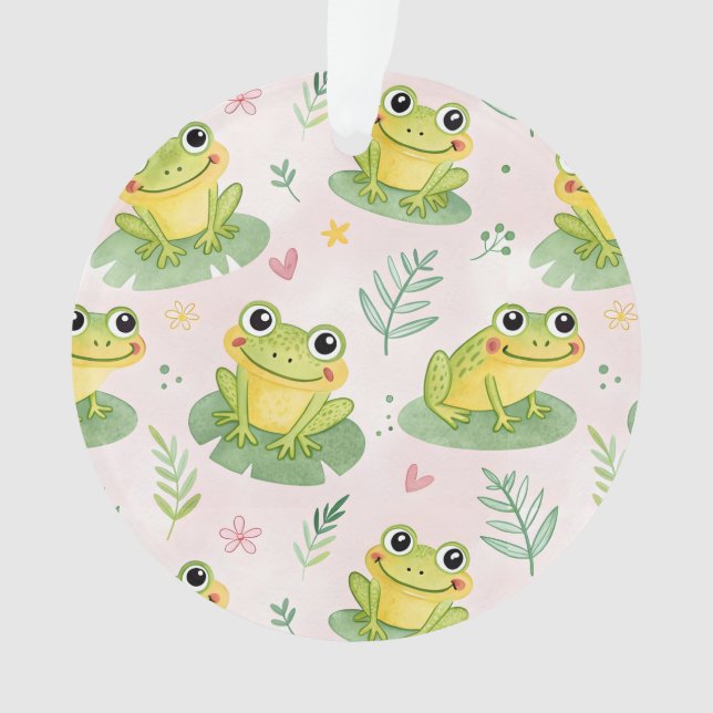 Grenouilles mignonnes Motif (devant)