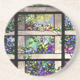 Grès Dessous de verre d'art en verre souillé de Nouvea