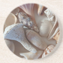 Dessous de verre en coquillages