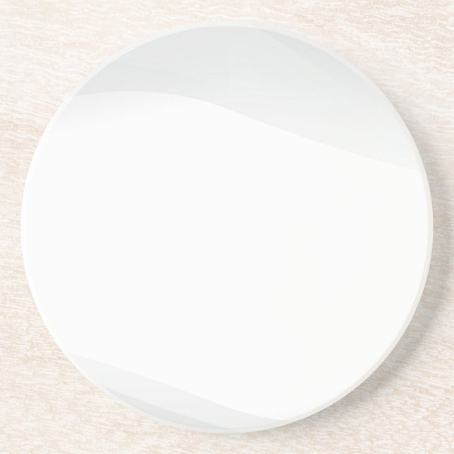 Grès Dessous de verre en papier rustique en marbre blan (Devant)
