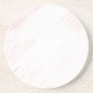 Grès Dessous de verre en papier rustique en marbre blan