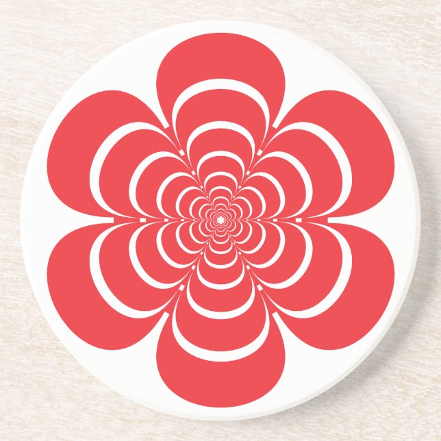 Grès Dessous de verre simples en silhouette (Devant)