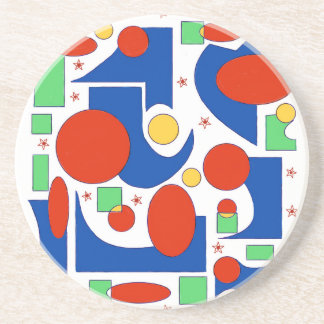 Grès Le dessous de verre obstructionniste en céramique 