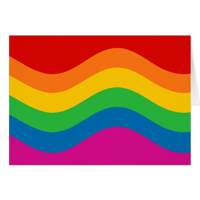 Grèves arc-en-ciel ondulées (Devant horizontal)