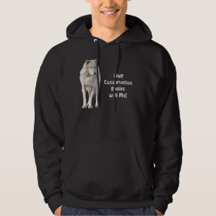 Grey Wolf Conservation Sweat - shirt à capuche d'a