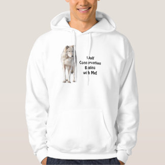 Grey Wolf Conservation Sweat - shirt à capuche d'a