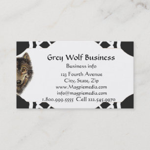Grey Wolf Lodge Business Carte de visite personnal