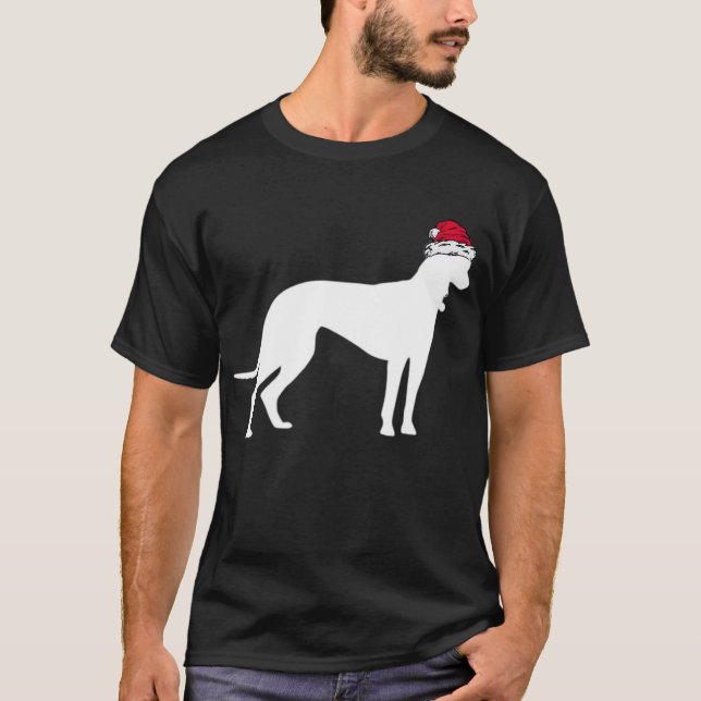 Greyhound Christmas Essential T-Shirt (Devant)